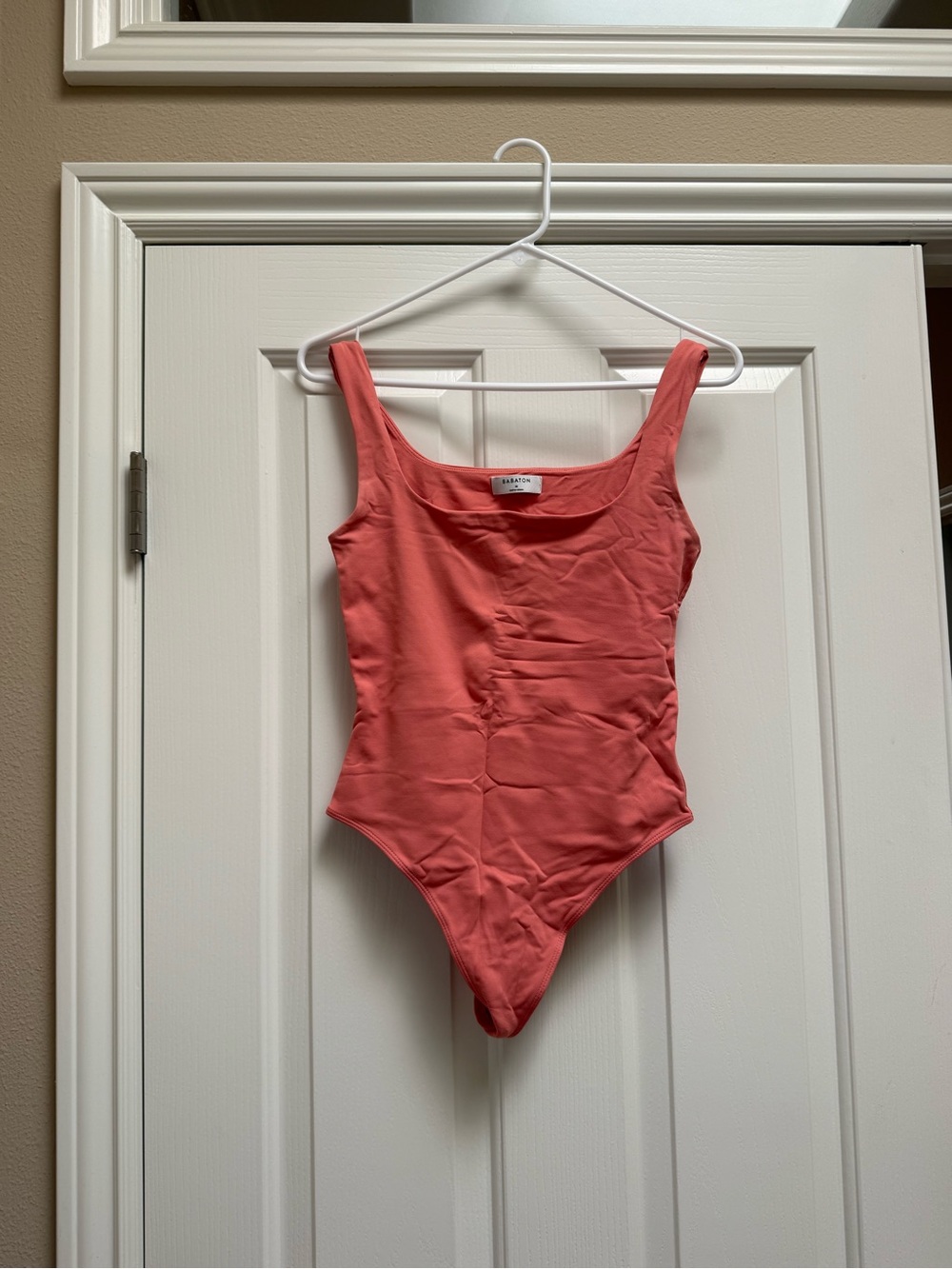 Aritzia Coral Bodysuit